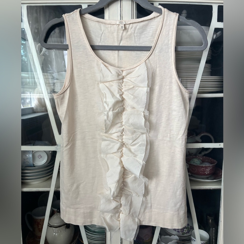J. Crew Ruffled Tank Top